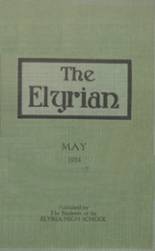 Elyria High School 1924 yearbook cover photo