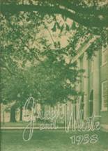 Easley High School 1958 yearbook cover photo