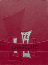 Central Cass High School 1966 yearbook cover photo