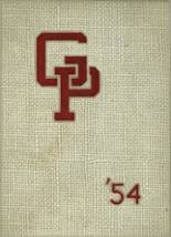 Gage Park High School 1954 yearbook cover photo