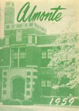 Almont High School 1959 yearbook cover photo