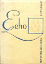 East Canton High School 1953 yearbook cover photo