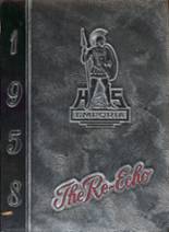 Emporia High School 1958 yearbook cover photo