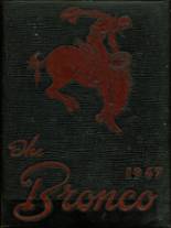 Sonora High School 1947 yearbook cover photo