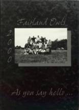 2000 Fairland High School Yearbook from Fairland, Oklahoma cover image