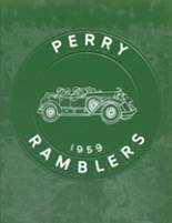 Perry High School 1959 yearbook cover photo