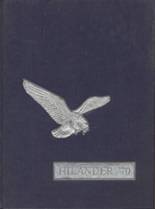 Hiland High School 1970 yearbook cover photo