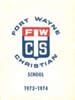 Ft. Wayne Christian High School 1974 yearbook cover photo