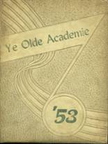 Pantego High School 1953 yearbook cover photo