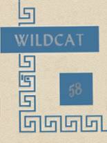 1958 Carnegie High School Yearbook from Carnegie, Oklahoma cover image