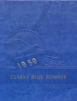 Clarks Public School 1959 yearbook cover photo