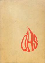 Oneida High School 1971 yearbook cover photo