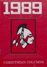 Corinth High School 1989 yearbook cover photo