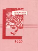 Bloomfield High School 1990 yearbook cover photo