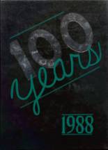 Osceola High School 1988 yearbook cover photo