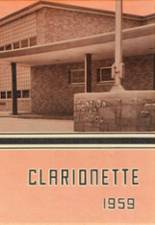 Clarion Area High School 1959 yearbook cover photo