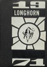 Lone Grove High School 1971 yearbook cover photo