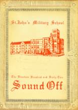 St. John's Military High School 1962 yearbook cover photo