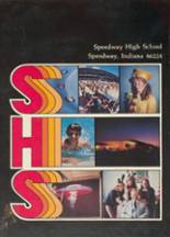 Speedway High School 1981 yearbook cover photo