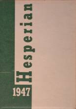West High School 1947 yearbook cover photo