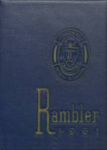 Laurel High School 1961 yearbook cover photo