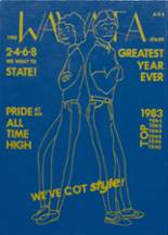 Ashland High School 1983 yearbook cover photo