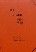 Edwardsville High School 1933 yearbook cover photo