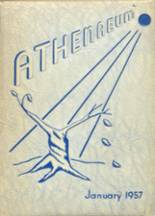 Barringer High School 1957 yearbook cover photo