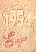 Nampa High School 1954 yearbook cover photo