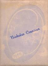 Nicholas High School 1959 yearbook cover photo