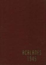 Acalanes High School 1945 yearbook cover photo