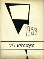 Sonora High School 1958 yearbook cover photo