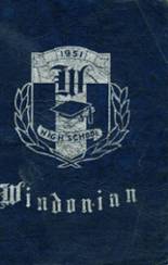 Windham High School 1951 yearbook cover photo