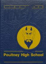 Poultney High School 1990 yearbook cover photo