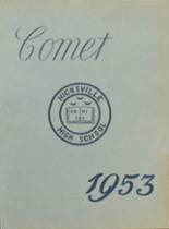 Hicksville High School 1953 yearbook cover photo