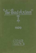 Bad Axe High School 1939 yearbook cover photo