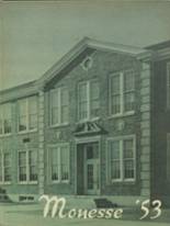 Momence High School 1953 yearbook cover photo