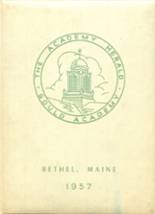 Gould Academy 1957 yearbook cover photo