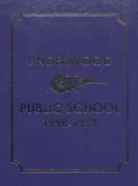 Underwood High School 1999 yearbook cover photo