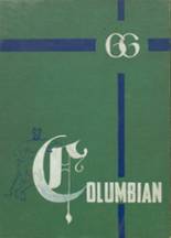 1966 Columbia High School Yearbook from East greenbush, New York cover image