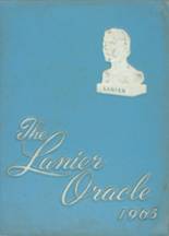 Lanier High School 1965 yearbook cover photo