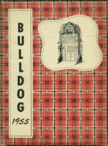 Algona High School 1955 yearbook cover photo
