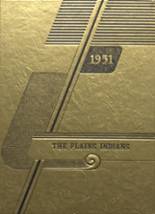 The Plains High School 1951 yearbook cover photo