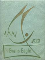 Evans High School 1960 yearbook cover photo