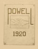 1920 Powell County High School Yearbook from Deer lodge, Montana cover image