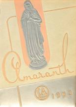Our Lady of Angels High School 1953 yearbook cover photo