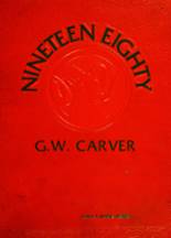 Carver High School 1980 yearbook cover photo