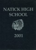Natick High School 2001 yearbook cover photo