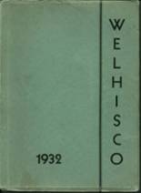 Wellston High School 1932 yearbook cover photo