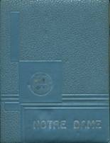 Notre Dame High School 1962 yearbook cover photo